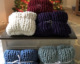 Chunky Knit Blanket