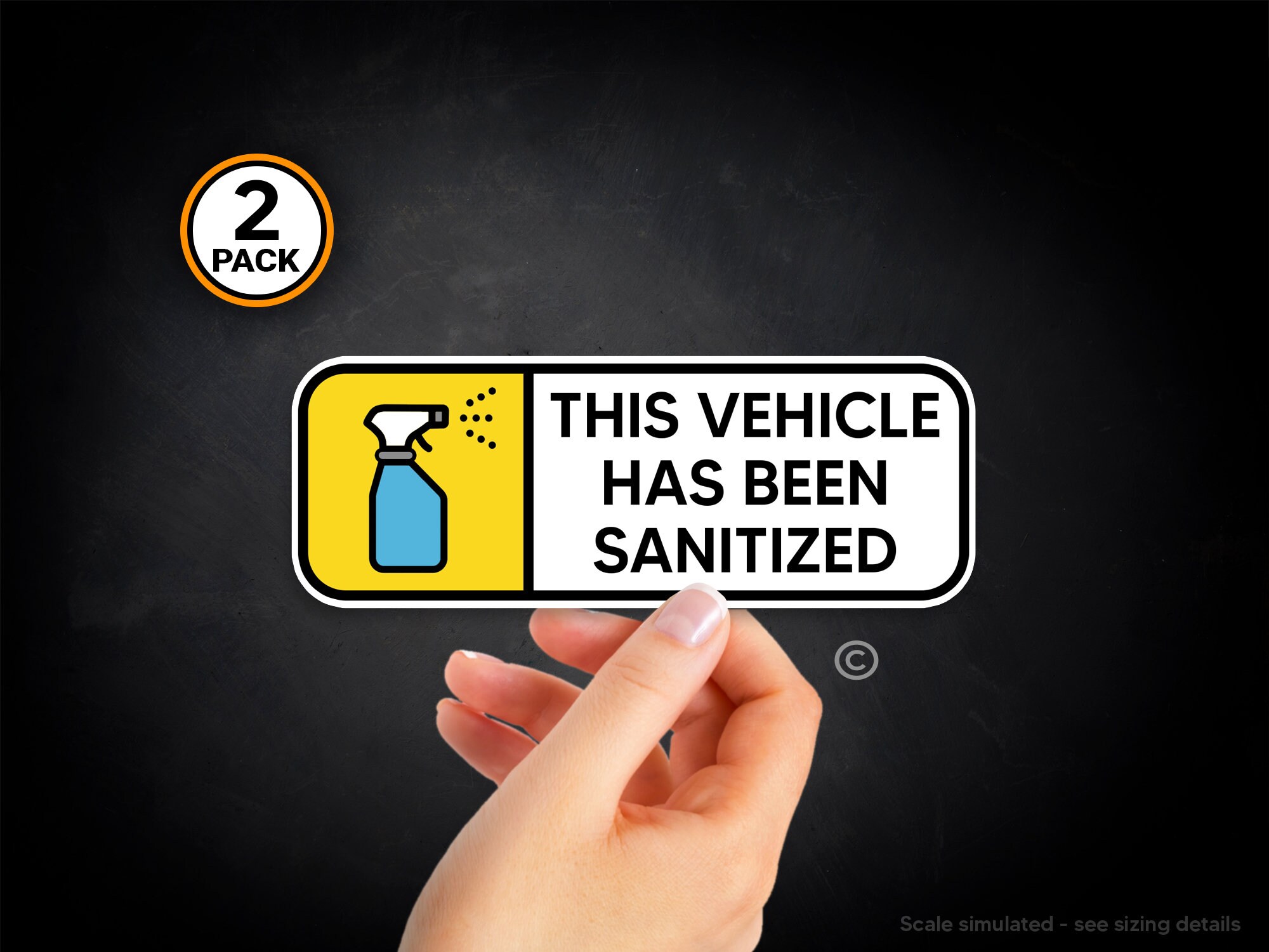 Clean Sanitized Sign - Etsy