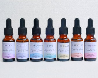 Set of Chakra Crystal Elixir