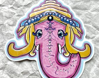 Ganesha Sticker, Hindu Sticker