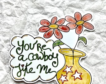 Cowboy Sticker
