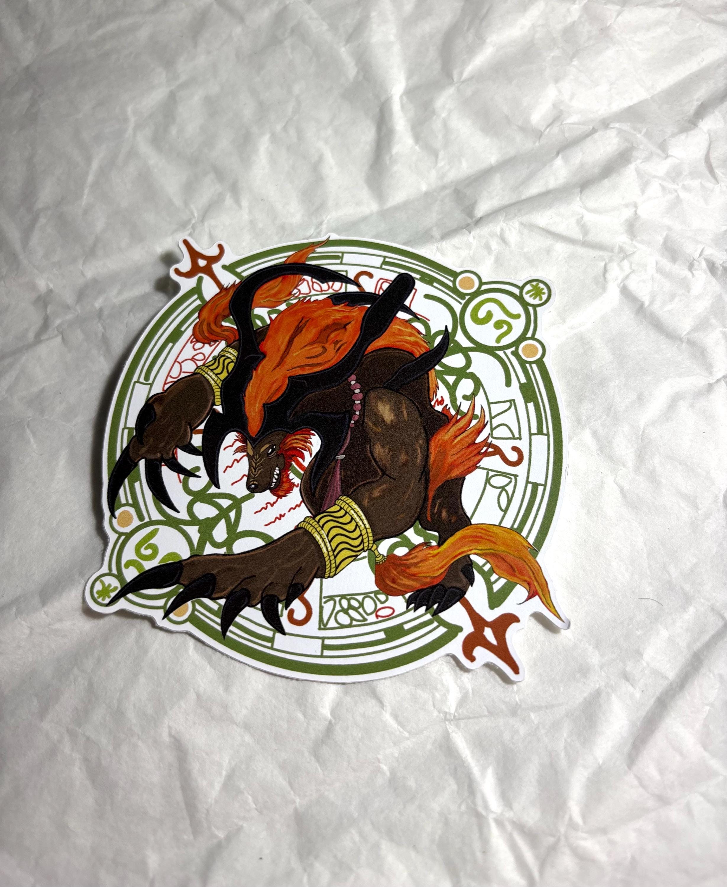 Ifrit Sticker Final Fantasy Sticker, FFX, Ifrit Aeon Sticker - Etsy