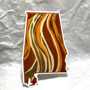 Sticker État de l'Alabama, Alabama, États-Unis