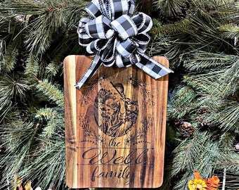 Personalized Photo Cutting Board/Charcuterie Serving Tray