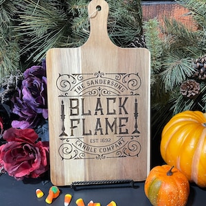 Hocus Pocus Vintage signo tabla de cortar, hermanas Sanderson, decoración de cocina de Halloween Witchy, decoraciones rústicas de calabaza de Halloween, decoración divertida