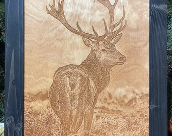 Wood Carving Elk