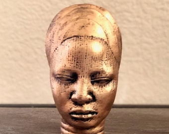 Ancient Yoruba Shrine Head