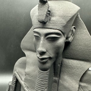 Akhenaten Egyptian Bust, 10 Inch African Statue, Housewarming Gift - Etsy