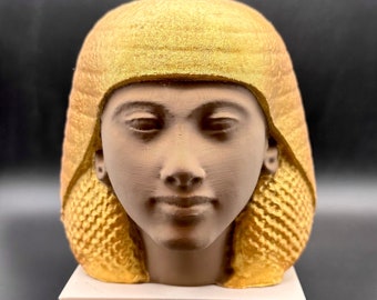 Egyptian Male Bust 13th BCE - 3D Printed