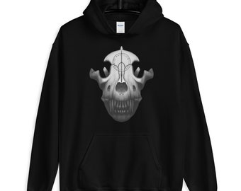 Fenrir | Unisex Hoodie | Viking Runes | Wolf Skull | Gift | Norse Wolf | Valhalla | Viking Wolf