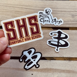 Sunnydale Mini Stickers - Buffy the Vampire Slayer - Vinyl Sticker - Sticker Set - Tara_Artsopple