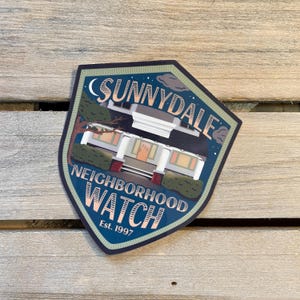 Sunnydale Neighborhood Watch Badge - Buffy the Vampire Slayer - Vinyl Sticker - 3.75&quot; Sticker - Tara_Artsopple
