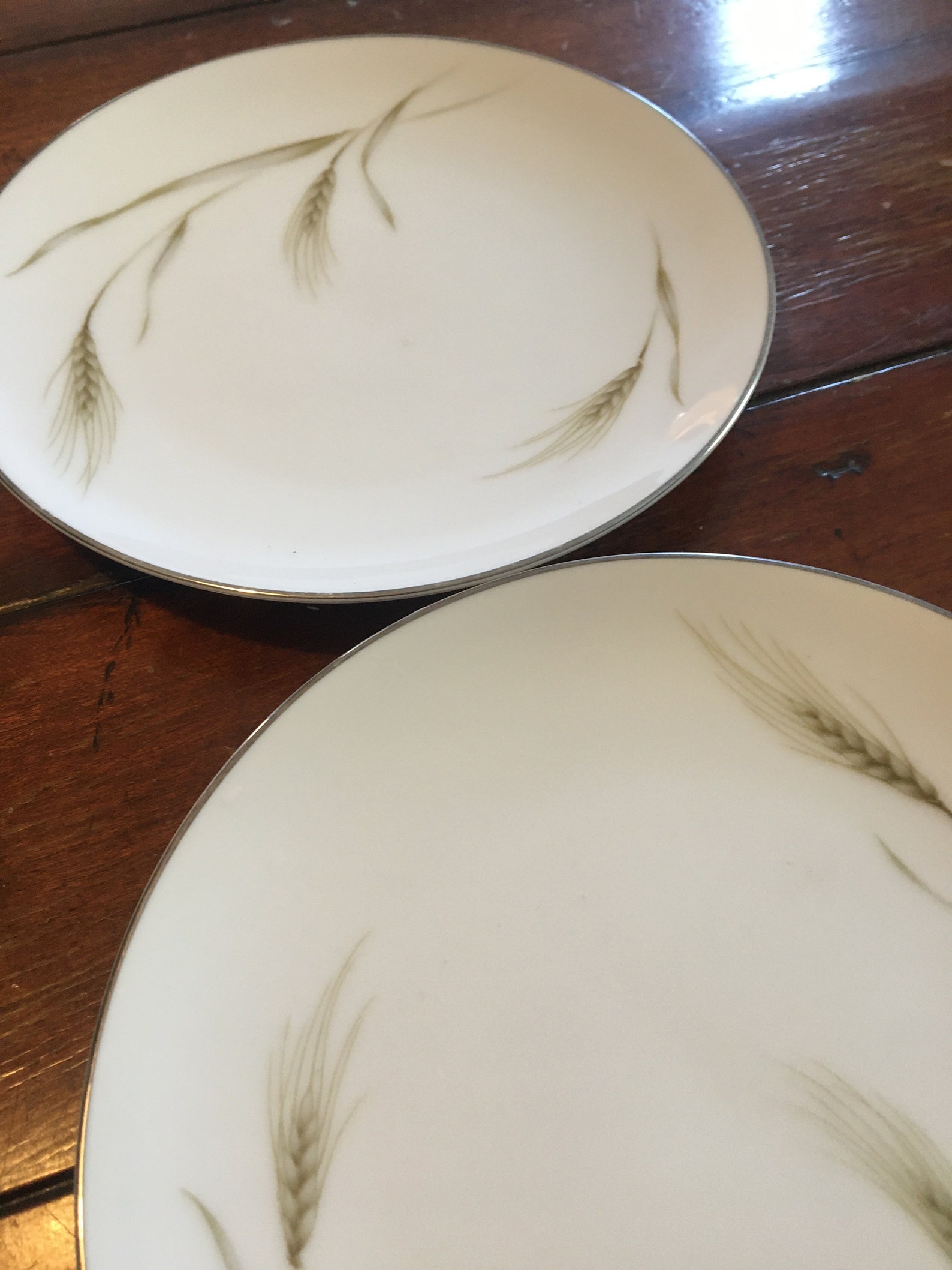 Pair of vintage Mikasa plates small Etsy
