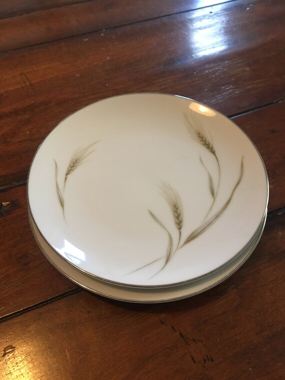 Pair of vintage Mikasa plates small Etsy