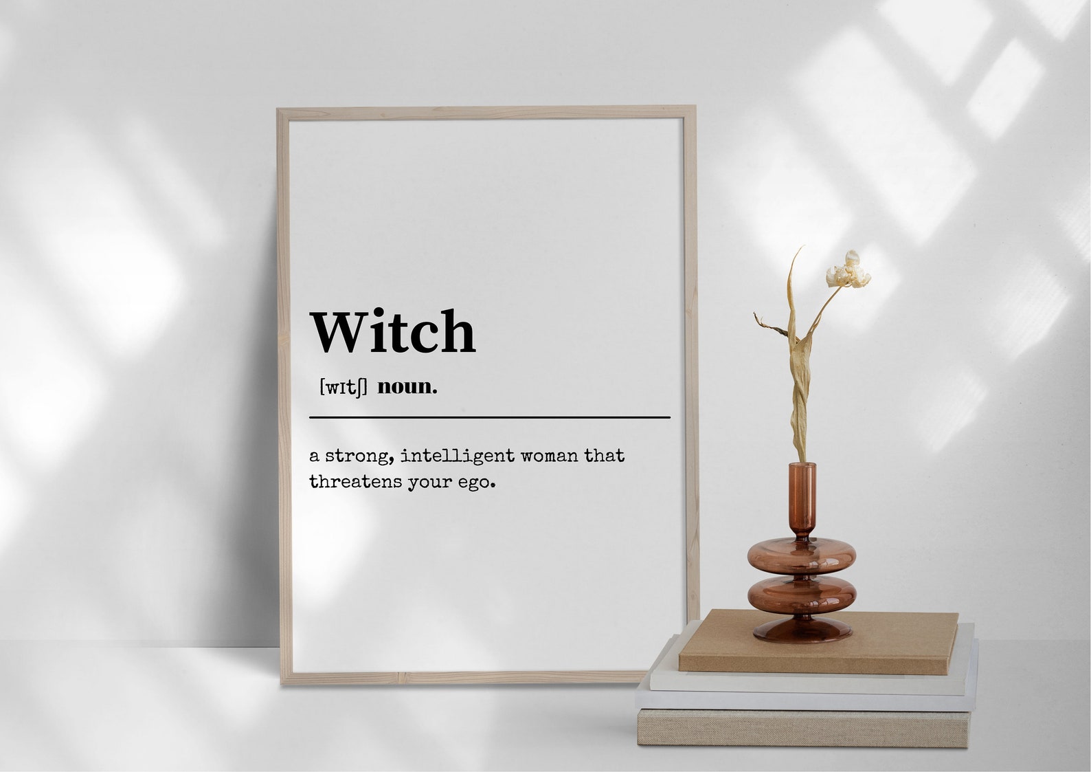 Witch Definition Print Witchcraft Art Prints Feminist Art
