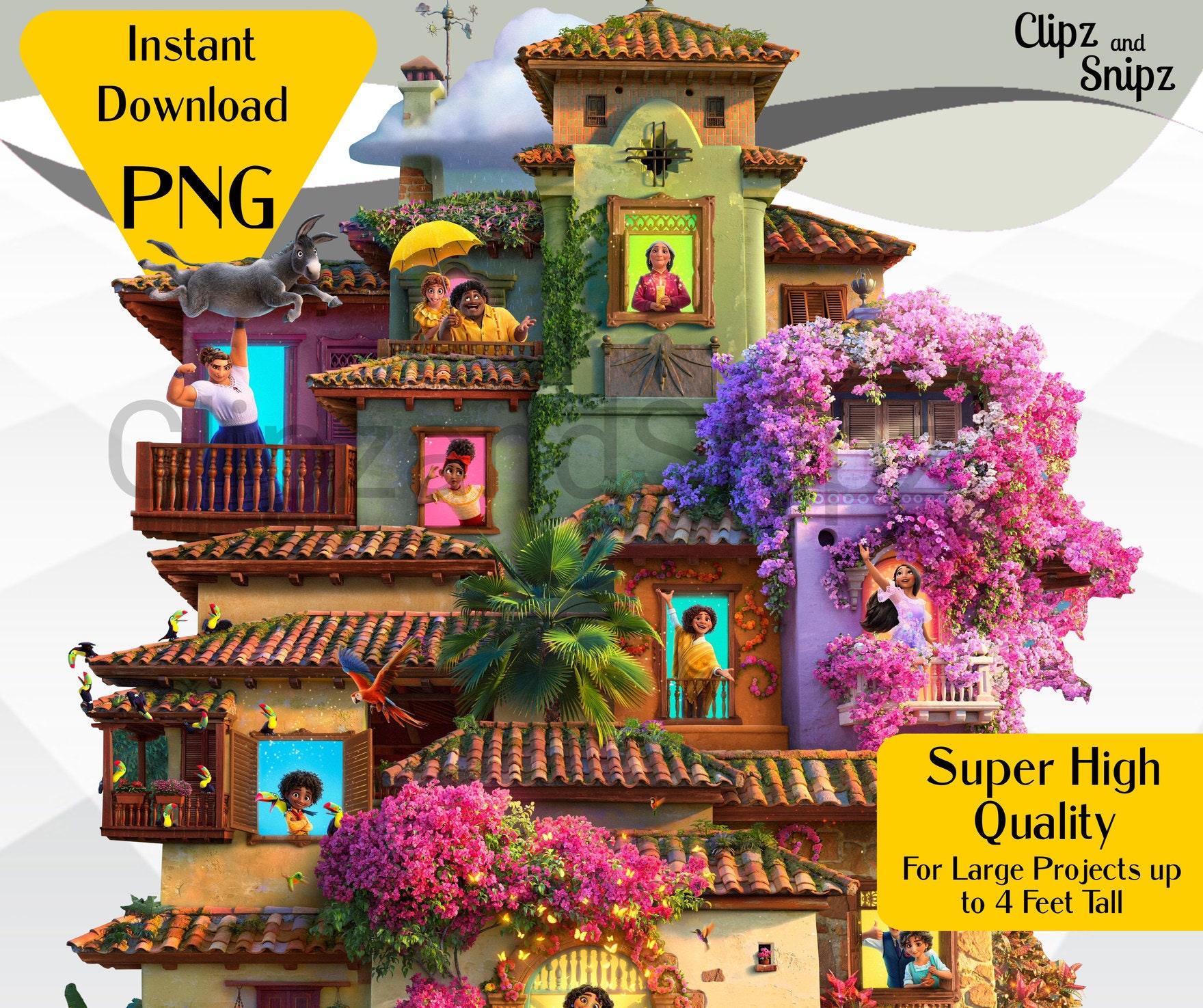 Encanto House PNG, Encanto Clipart, Encanto Casita PNG, Encanto