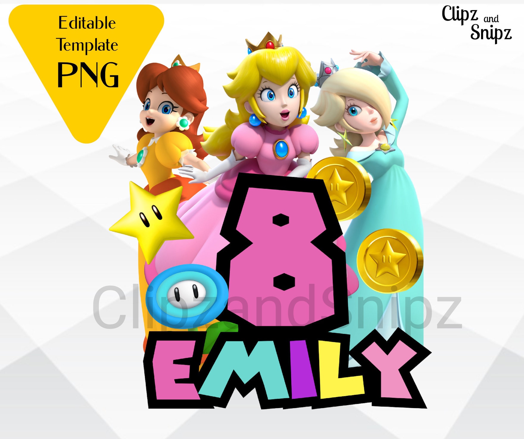 Mario Princess Alphabet Princess Peach Font Mario Princess PNG Clipart Mario  Princess Peach Numbers Letters Invitations Birthday Shirt 