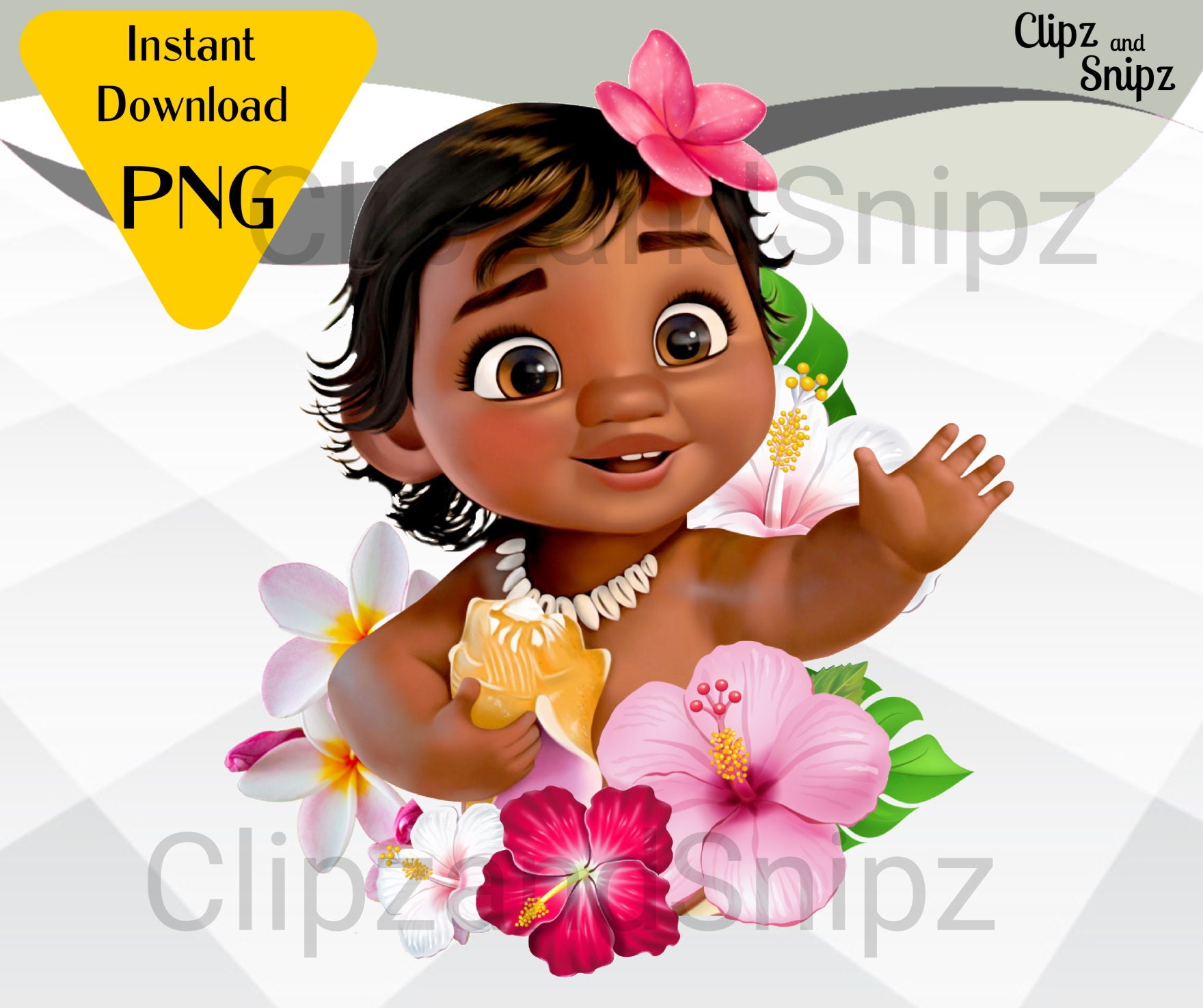 Baby Moana PNG Clipart Instant Digital Download Zum Aufb geln Etsy