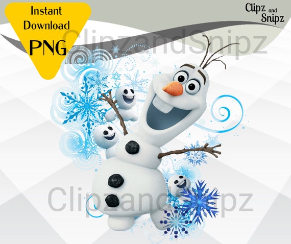 Olaf Frozen PNG Olaf Clipart Instant Digital - Etsy