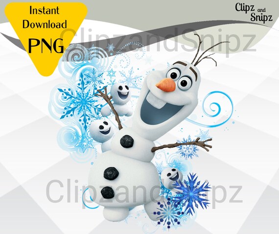 olaf frozen png olaf clipart instant digital download etsy