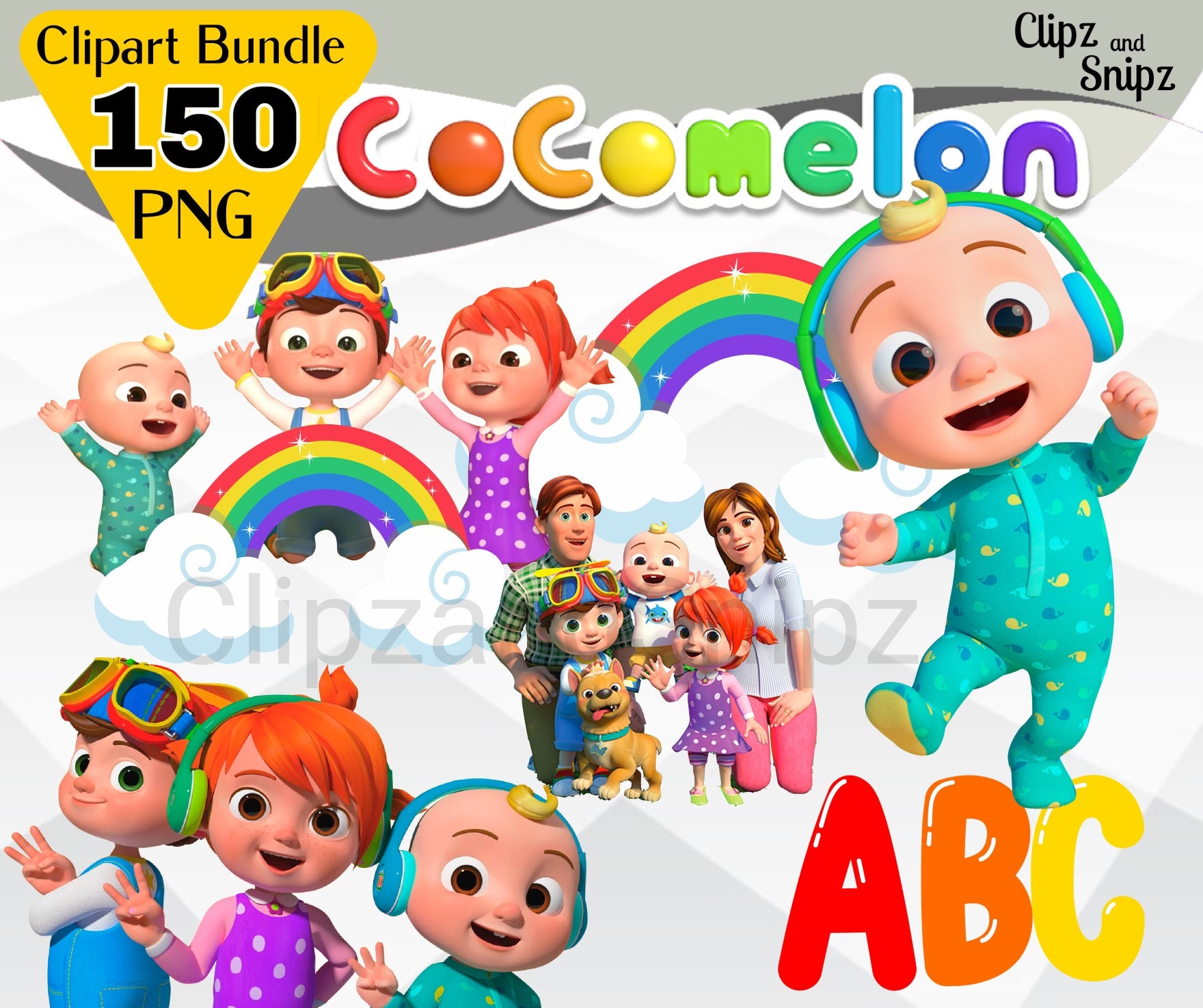 Cocomelon PNG Clipart Instant Digital Download PNG cocomelon | Etsy