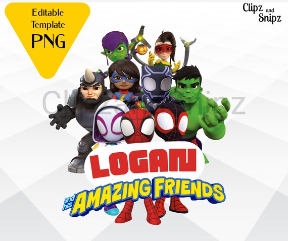 Spidey and His Amazing Friends Invitation - Edit Online Now