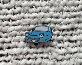 Blue Car from Mr. Bean Enamel Pin