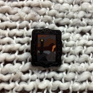 Mordor Framed Enamel Pin