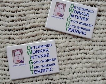 The Office Dwight Resume Magnet 2x3 Inch
