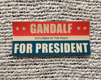 Gandalf for President Vinyl Sticker