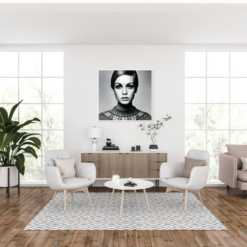 Twiggy art Twiggy print