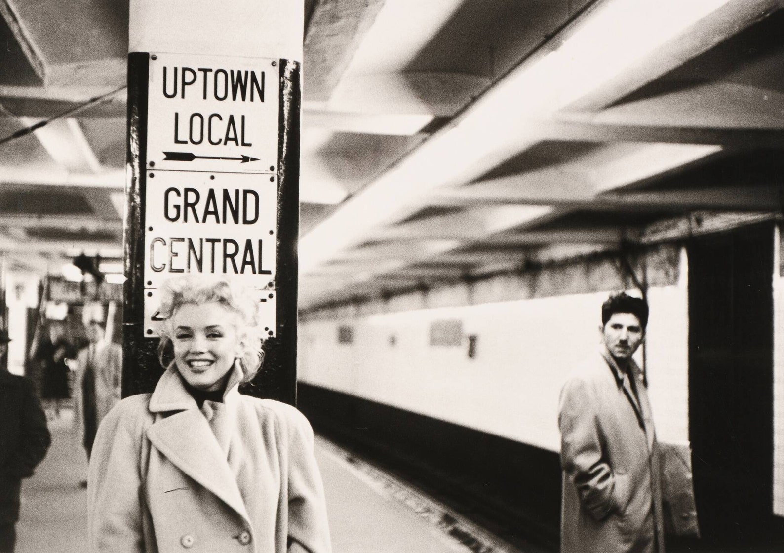Marilyn Monroe Grand Central Station print art | Etsy