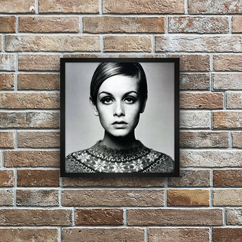 Twiggy art Twiggy print
