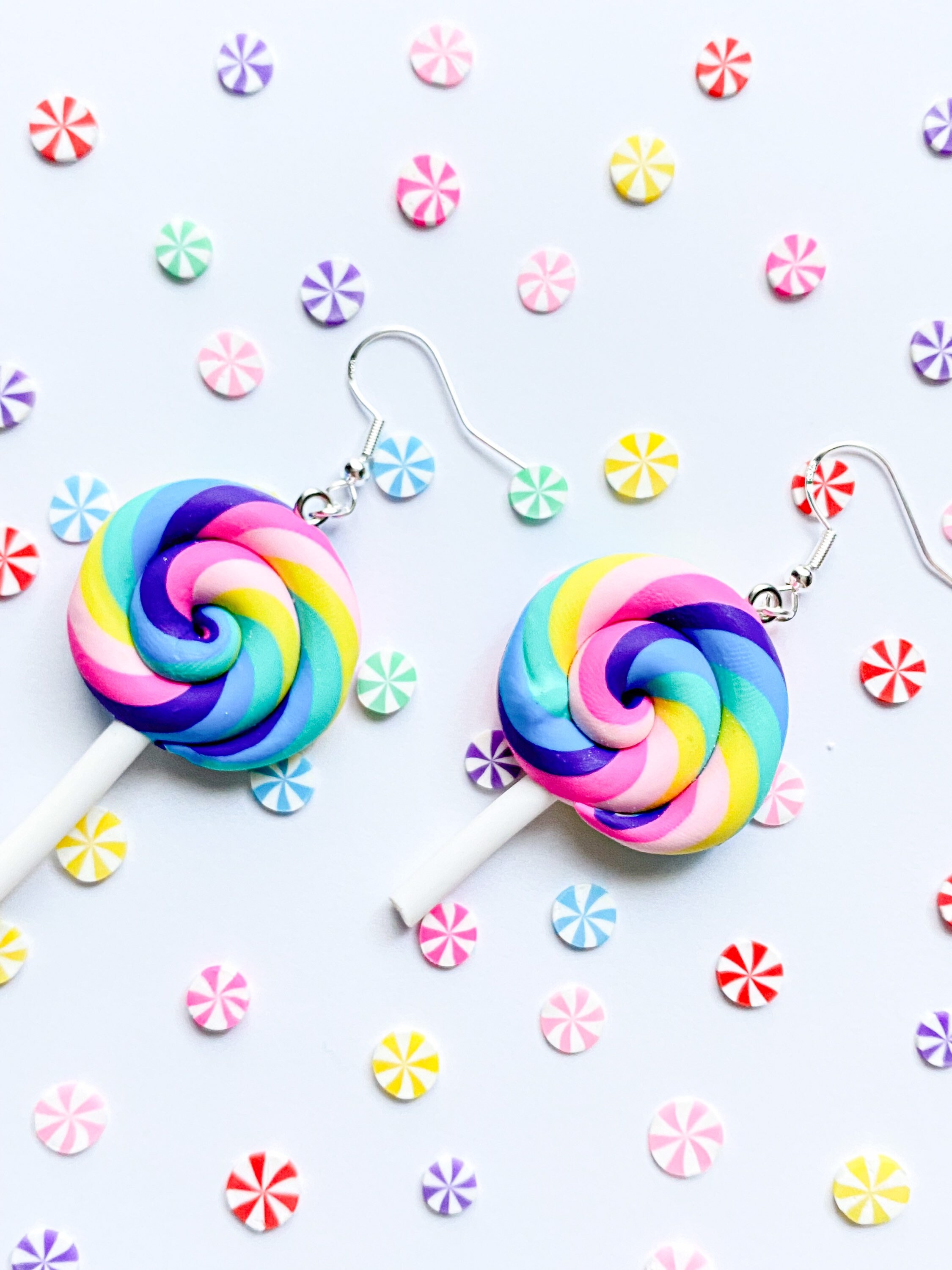 Lollipop Earrings Candy Lollipop Earrings Candy Lollipop Etsy