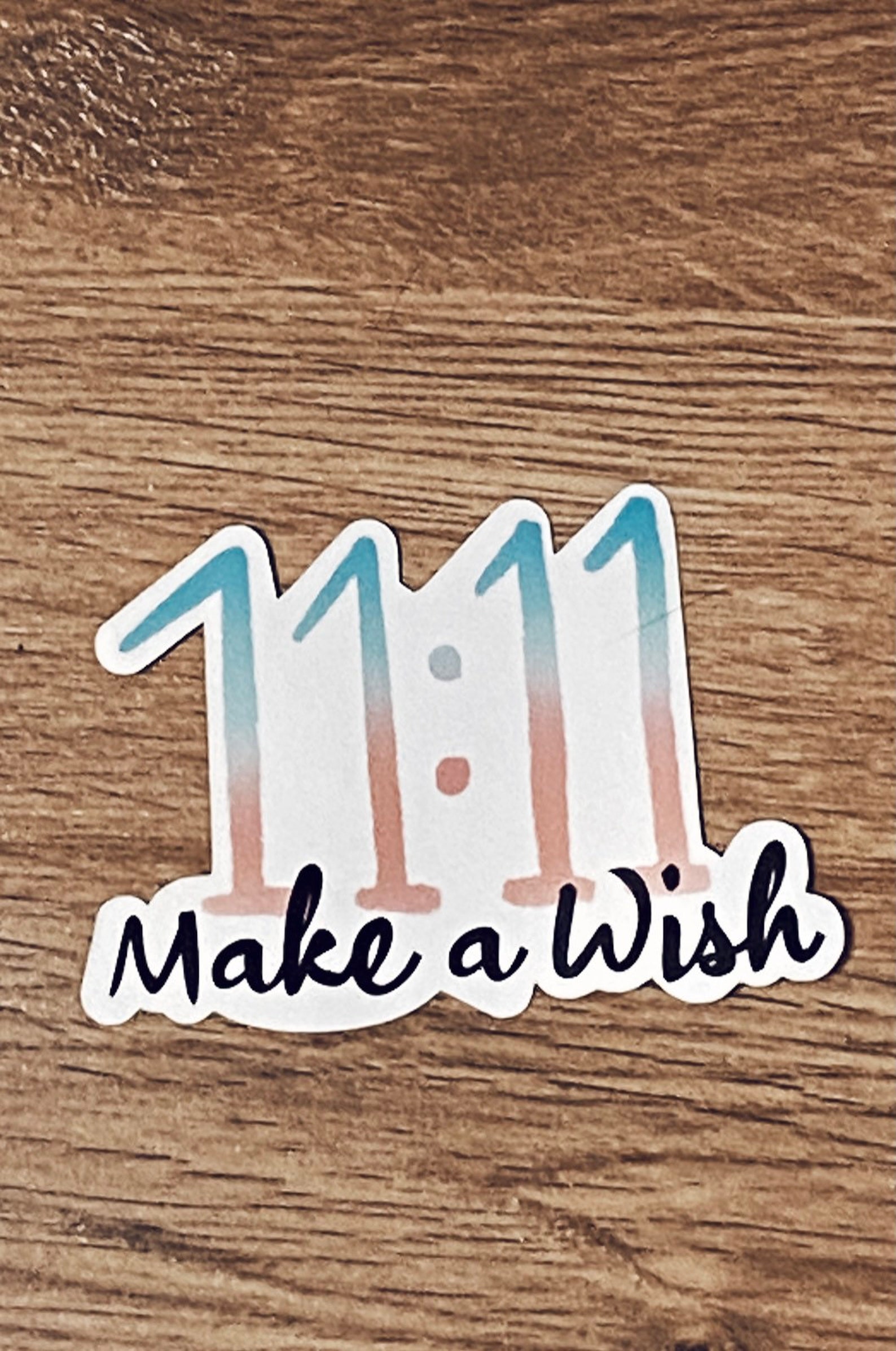 1111 Make A Wish Sticker hippie teen sticker laptop cute Etsy