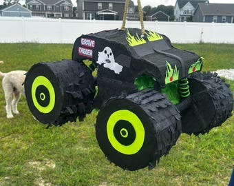 Monster Truck Piñata / Grv Dig inspirado decoración de fiesta de cumpleaños