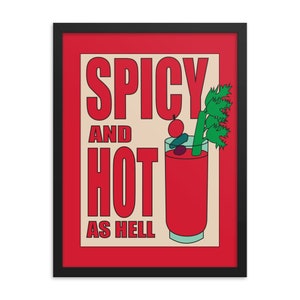 Póster de Bloody Mary, Cócteles, Impresión artística, Arte mural de cocina, Bar, Arte digital, Póster, Impresión, A5, A4, A3, A2