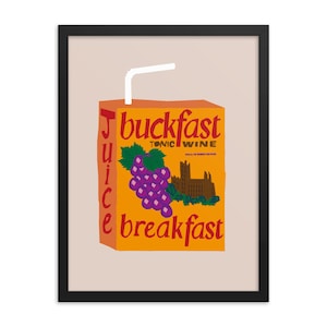 Scotland Poster, Buckie Breakfast Tonic Wine, Art Print, Wall Art, Digital Art, Poster, Print, A5 A4, A3, A2, A1