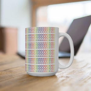 Mug message caché : Mug arc-en-ciel sarcastique féministe