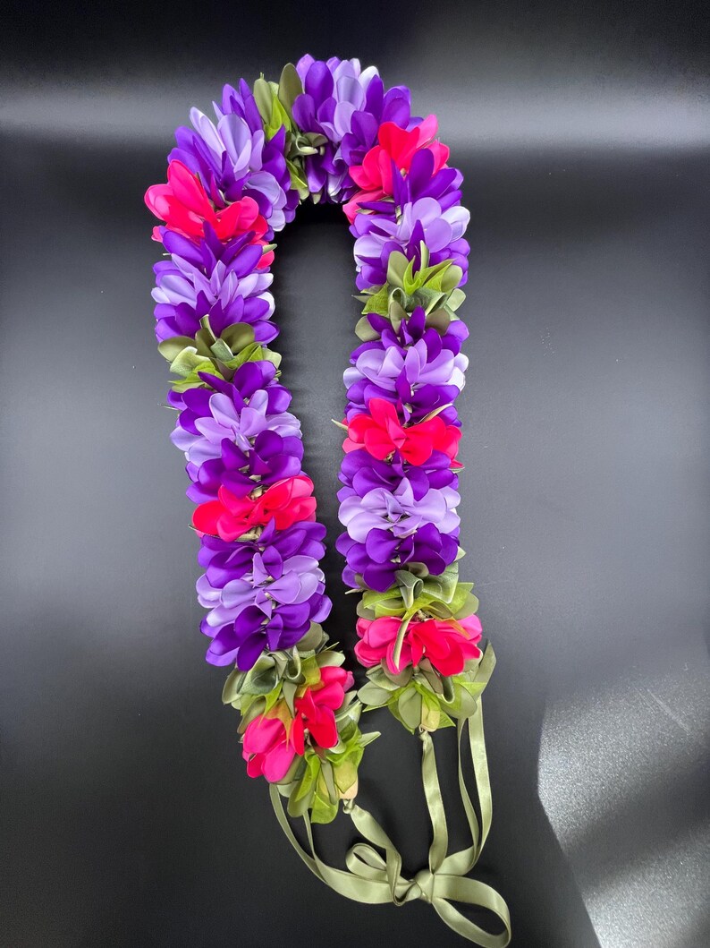 Hawaiian Purple Lei - Etsy
