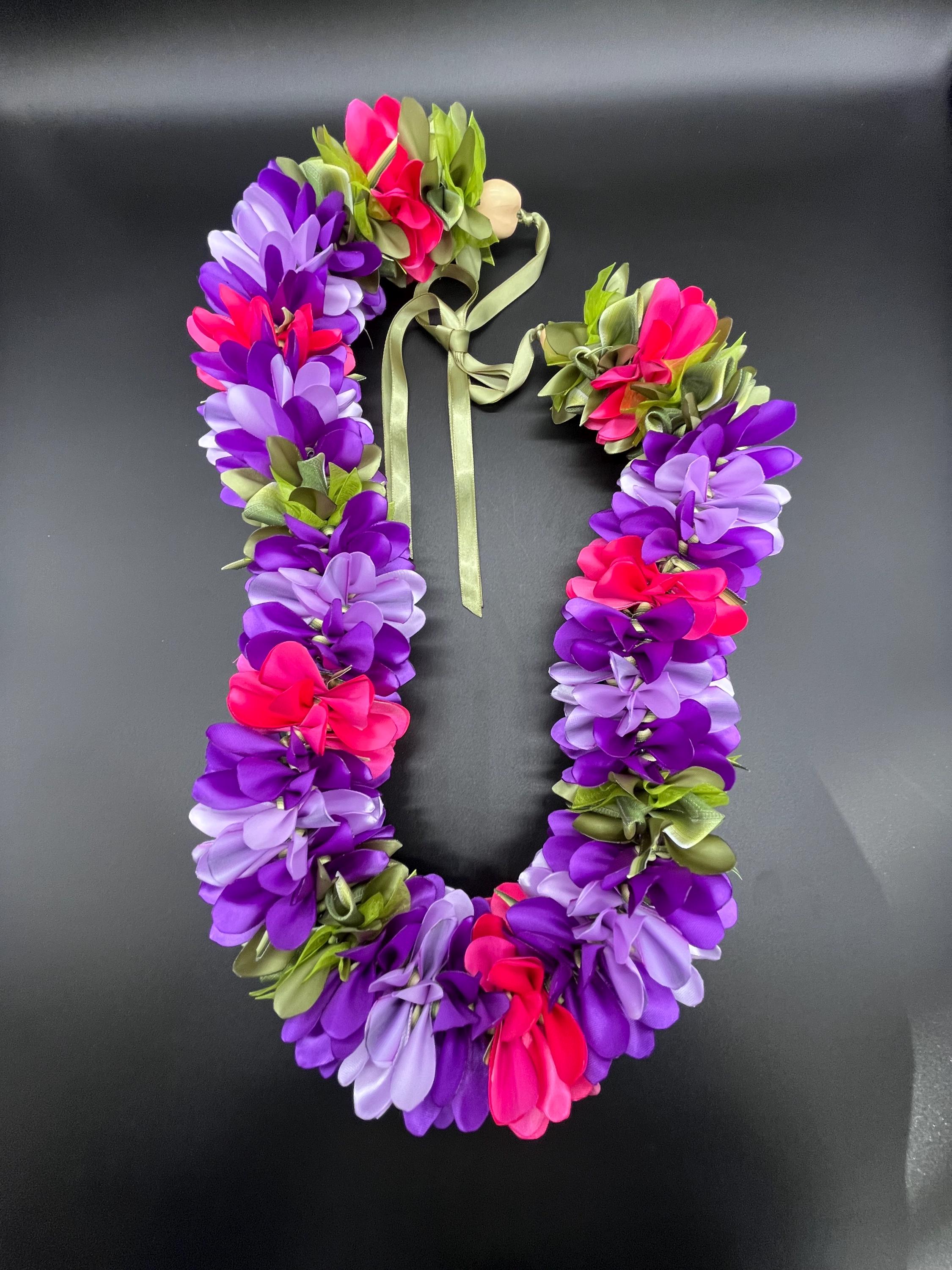 Hawaiian Purple Lei - Etsy