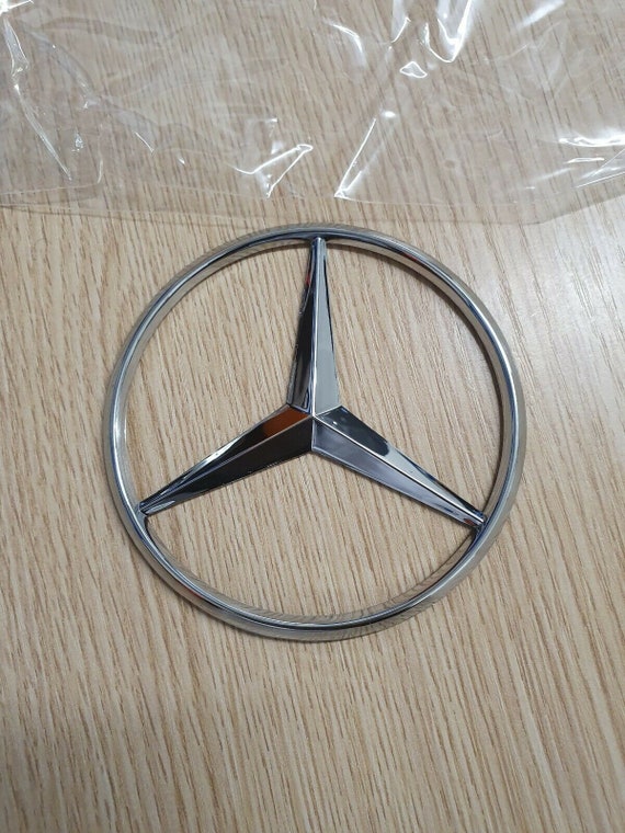 Mercedes Benz Chrome Badge Logo Emblem Rear Boot Class C B E S Etsy UK