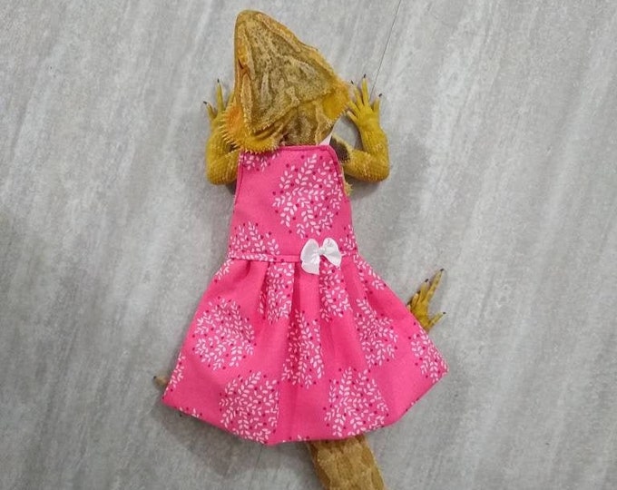 Pink Bearded Dragon Dress MADE IN AMERICA