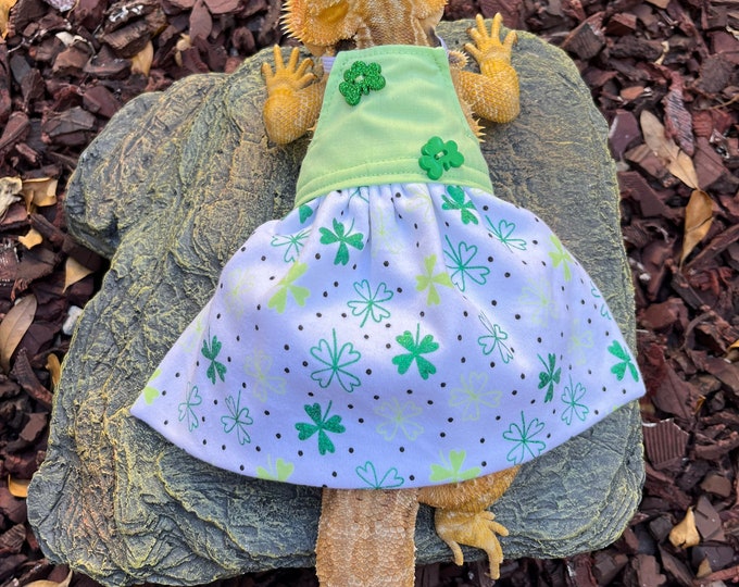 Saint Patrick's Day Bearded Dragon Outfit MADE IN AMERICA