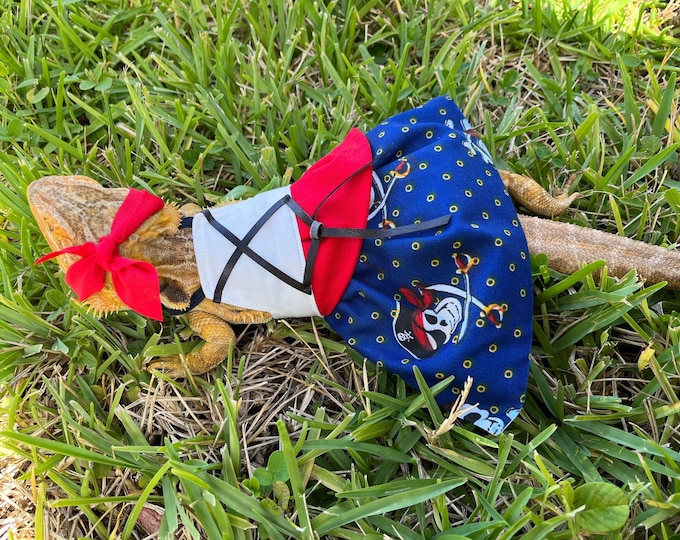 Pirate Bearded Dragon Dress MADE IN AMERICA