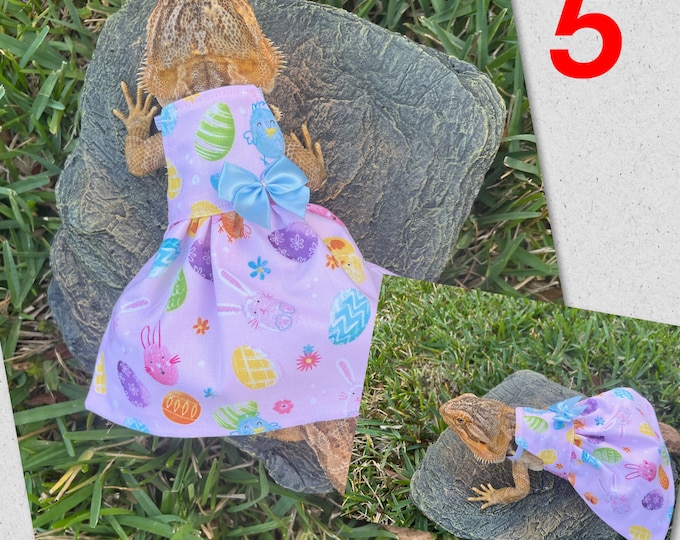 New Easter Bearded Dragon Dress MADE IN AMERICA