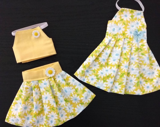 Yellow Sunflower Bearded Dragon Outfit MADE IN AMERICA
