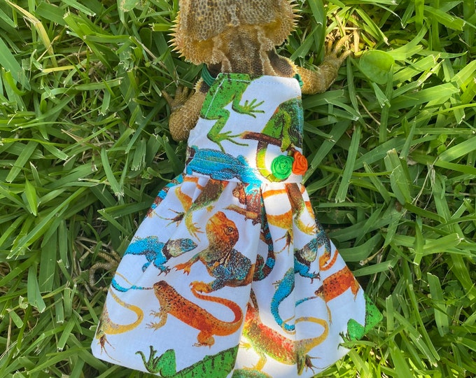 Lizard Themed Bearded Dragon Dress MADE IN AMERICA
