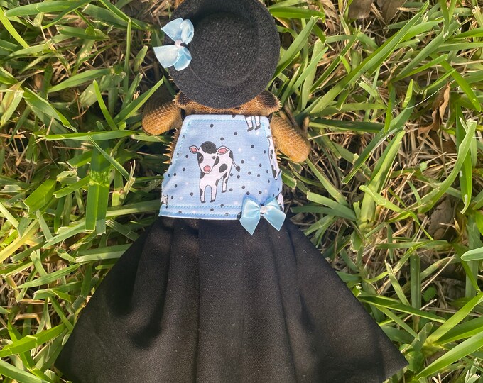 Blue Cow Bearded Dragon Dress MADE IN AMERICA