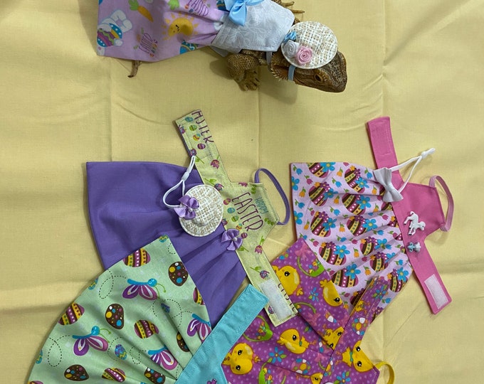 Easter Bearded Dragon Dress MADE IN AMERICA